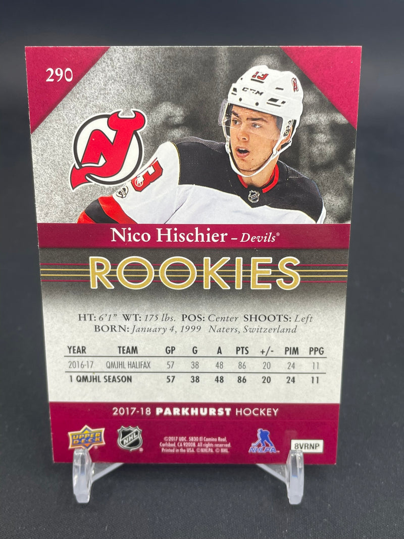 2017 UPPER DECK PARKHURST - RED - ROOKIE - N. HISCHIER -