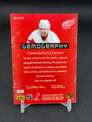2007 UPPER DECK BLACK DIAMOND - GEMOGRAPHY - H. ZETTERBERG - AUTOGRAPH