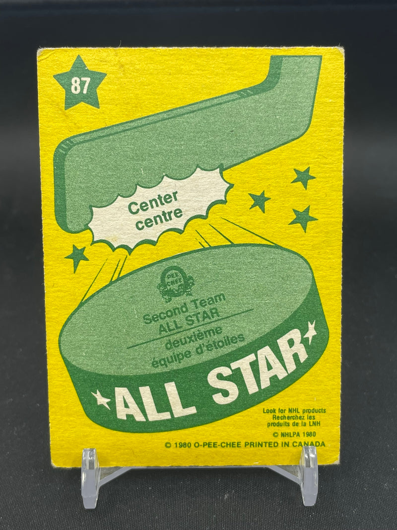 1980 O-PEE-CHEE - 2ND TEAM ALL-STAR - W. GRETZKY -
