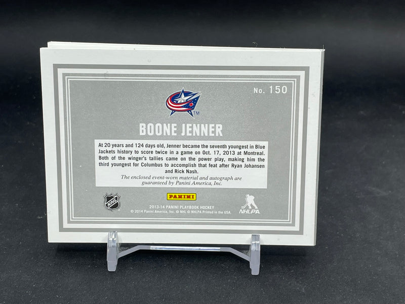 2013 PANINI PLAYBOOK - BOOKLET - B. JENNER - #150 - #'D/199 - RELIC - AUTOGRAPH - RC
