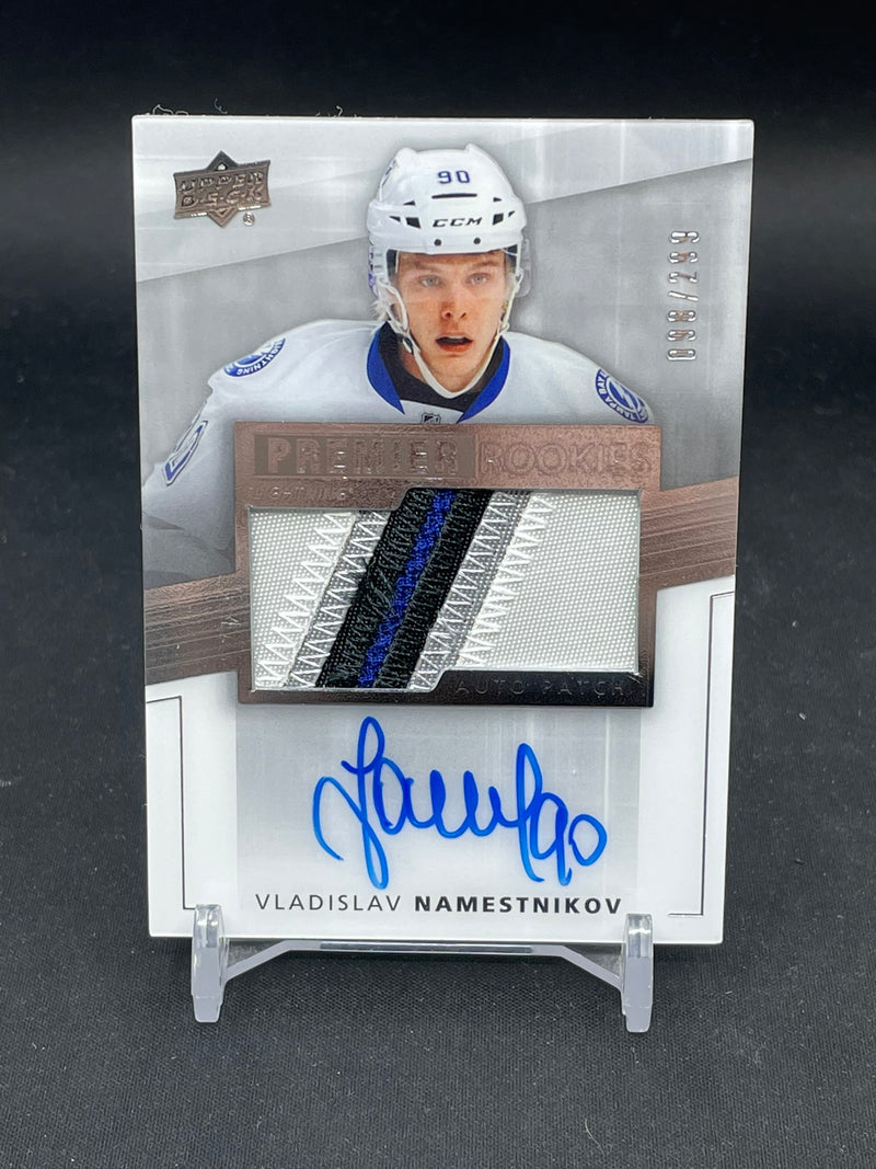 2014 UPPER DECK PREMIER - ROOKIES - V. NAMESTNIKOV - #103 - #'D/299 - RELIC - AUTOGRAPH - RC