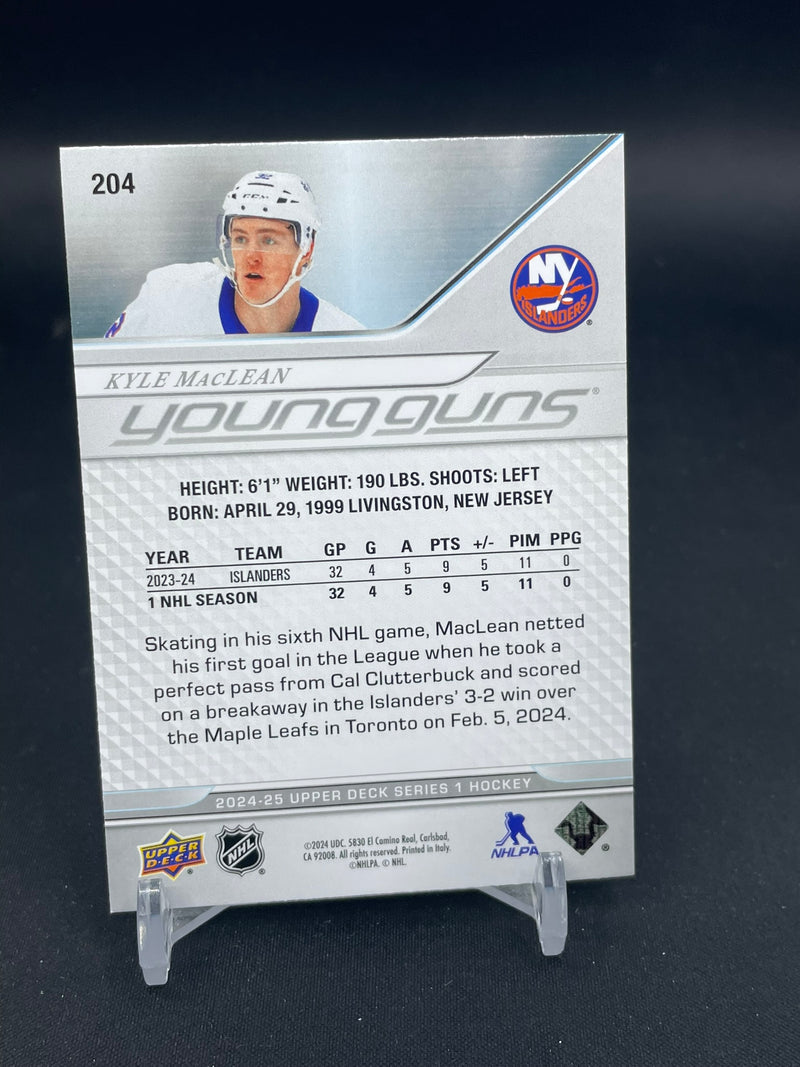 2024 UPPER DECK SERIES ONE - YOUNG GUNS - K. MACLEAN -