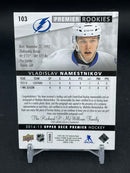 2014 UPPER DECK PREMIER - ROOKIES - V. NAMESTNIKOV - #103 - #'D/299 - RELIC - AUTOGRAPH - RC