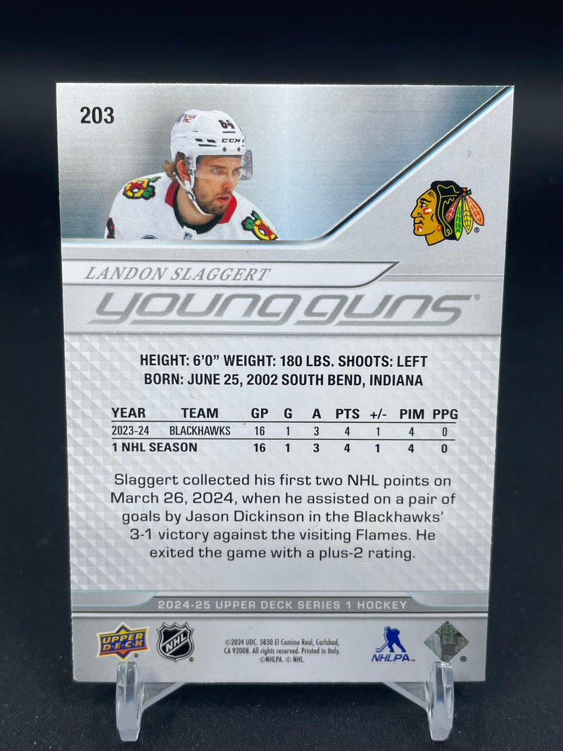 2024 UPPER DECK SERIES ONE - YOUNG GUNS - L. SLAGGERT -