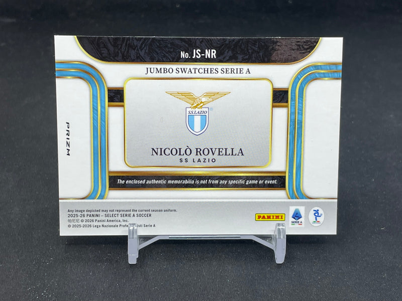 2025 PANINI SELECT SERIE A - PRIZM - JUMBO SWATCHES - N. ROVELLA -
