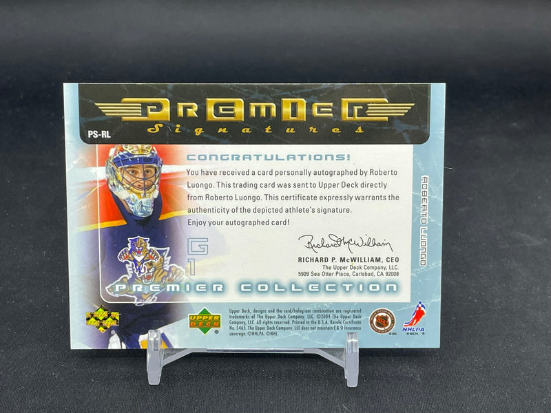 2004 UPPER DECK PREMIER - SIGNATURES - R. LUONGO -