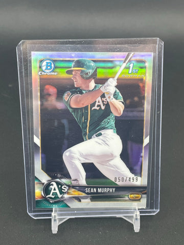 2018 TOPPS BOWMAN CHROME - REFRACTOR - S. MURPHY - #BCP58 - #'D/499