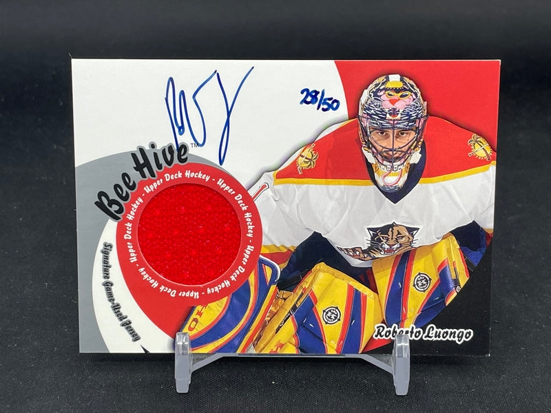2004 UPPER DECK BEEHIVE - SIGNATURE GAME-USED JERSEY - R. LUONGO - #SJ-12 - #'D/50 - RELIC - AUTOGRAPH