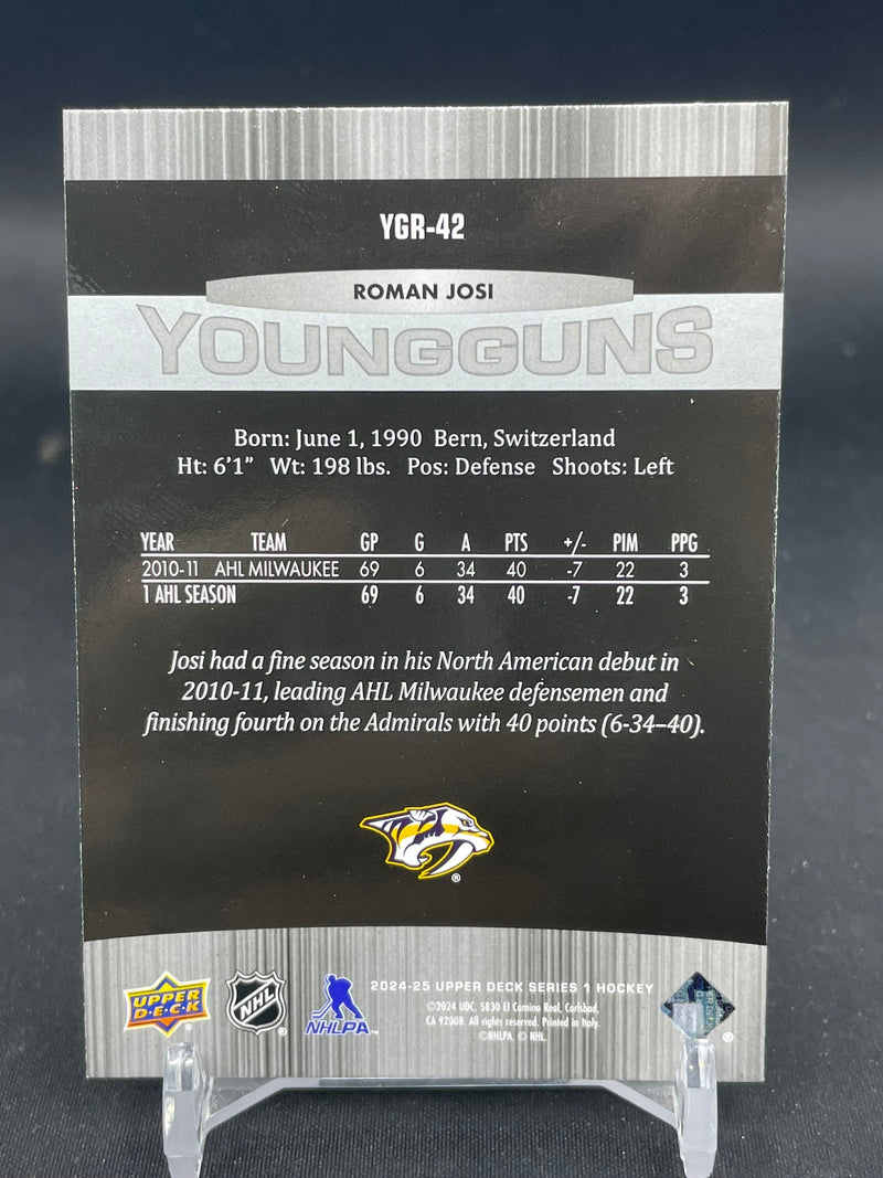 2024 UPPER DECK SERIES ONE - YOUNG GUNS RENEWED - R. JOSI -