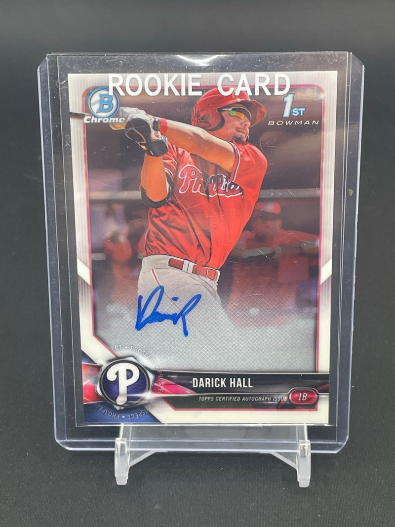 2018 TOPPS BOWMAN CHROME - 1ST BOWMAN - D. HALL -