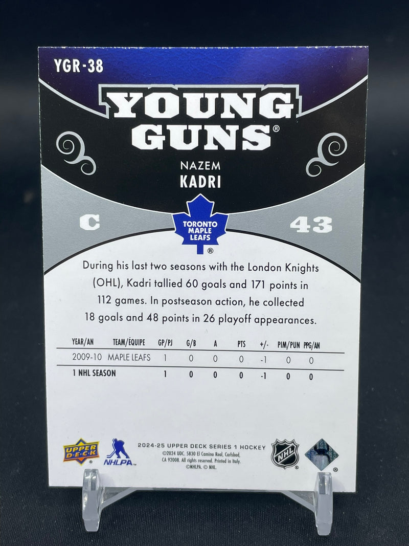2024 UPPER DECK SERIES ONE - YOUNG GUNS RENEWED - N. KADRI -