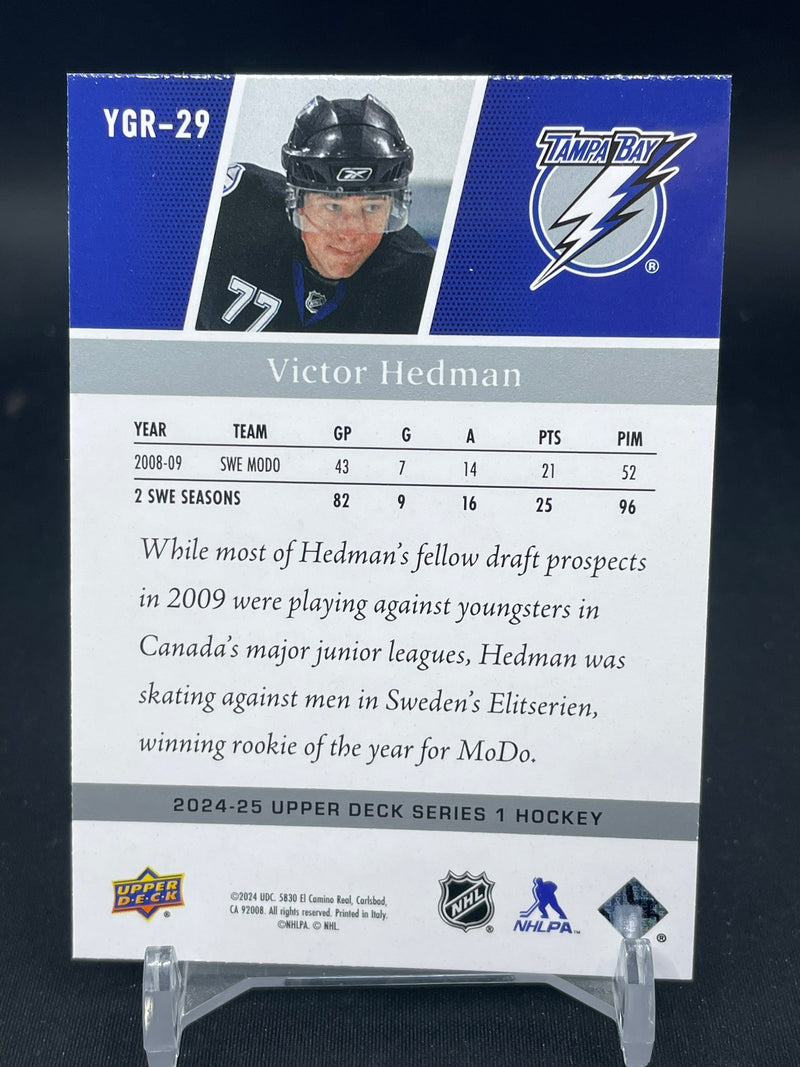 2024 UPPER DECK SERIES ONE - YOUNG GUNS RENEWED - V. HEDMAN -