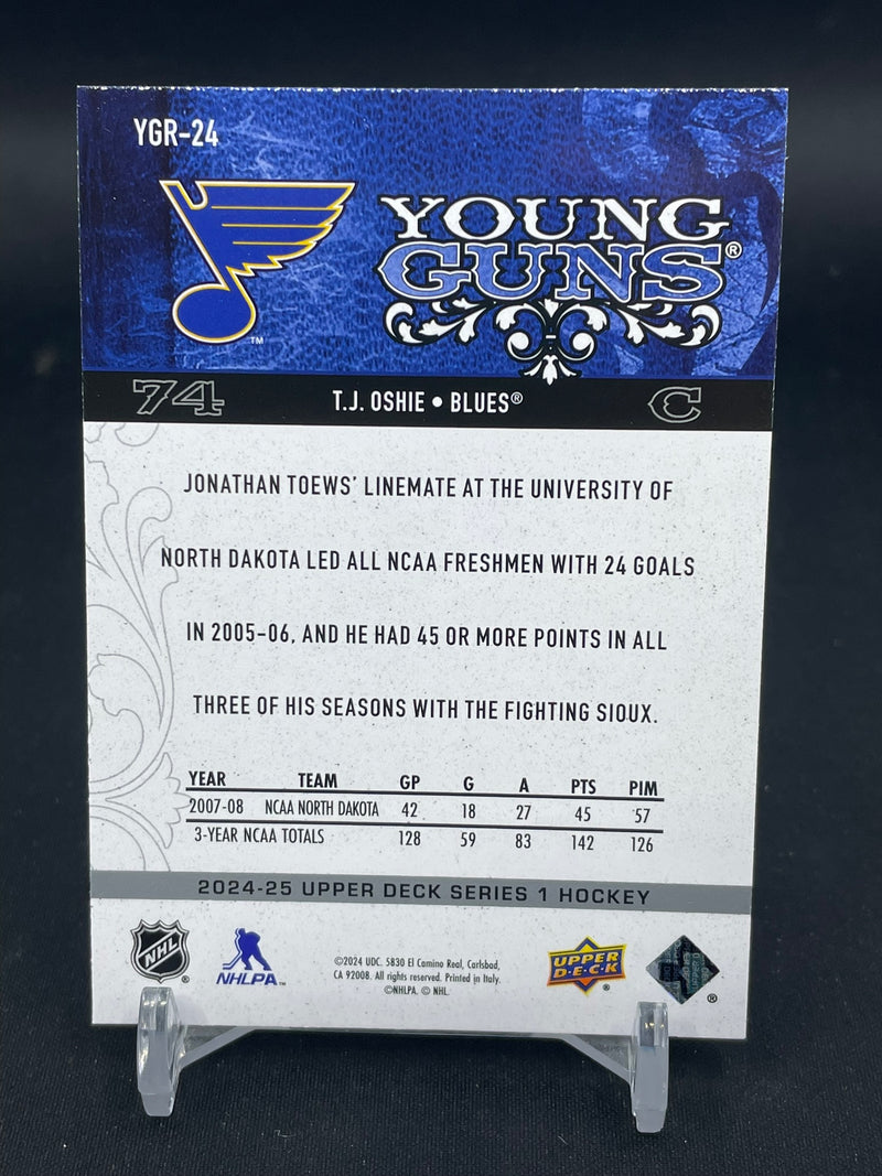 2024 UPPER DECK SERIES ONE - YOUNG GUNS RENEWED - T. OSHIE -