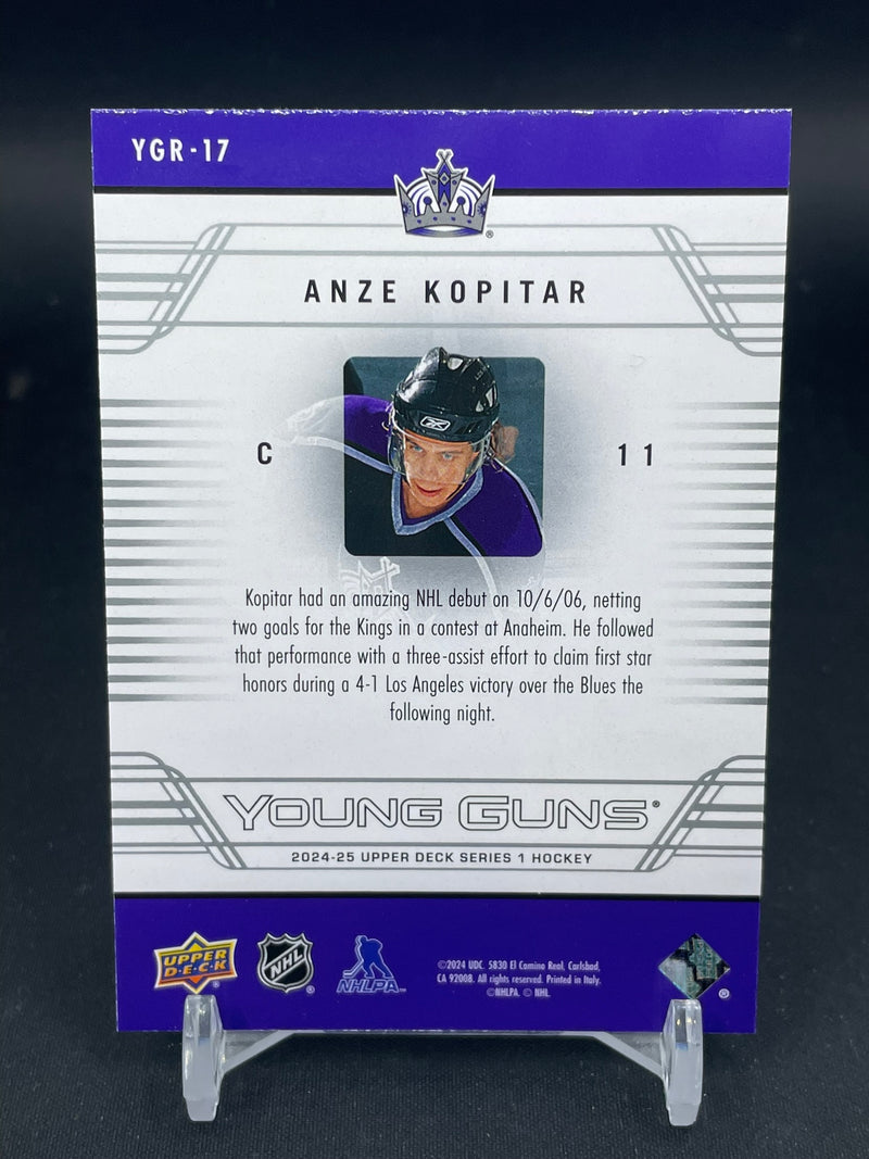 2024 UPPER DECK SERIES ONE - YOUNG GUNS RENEWED - A. KOPITAR -