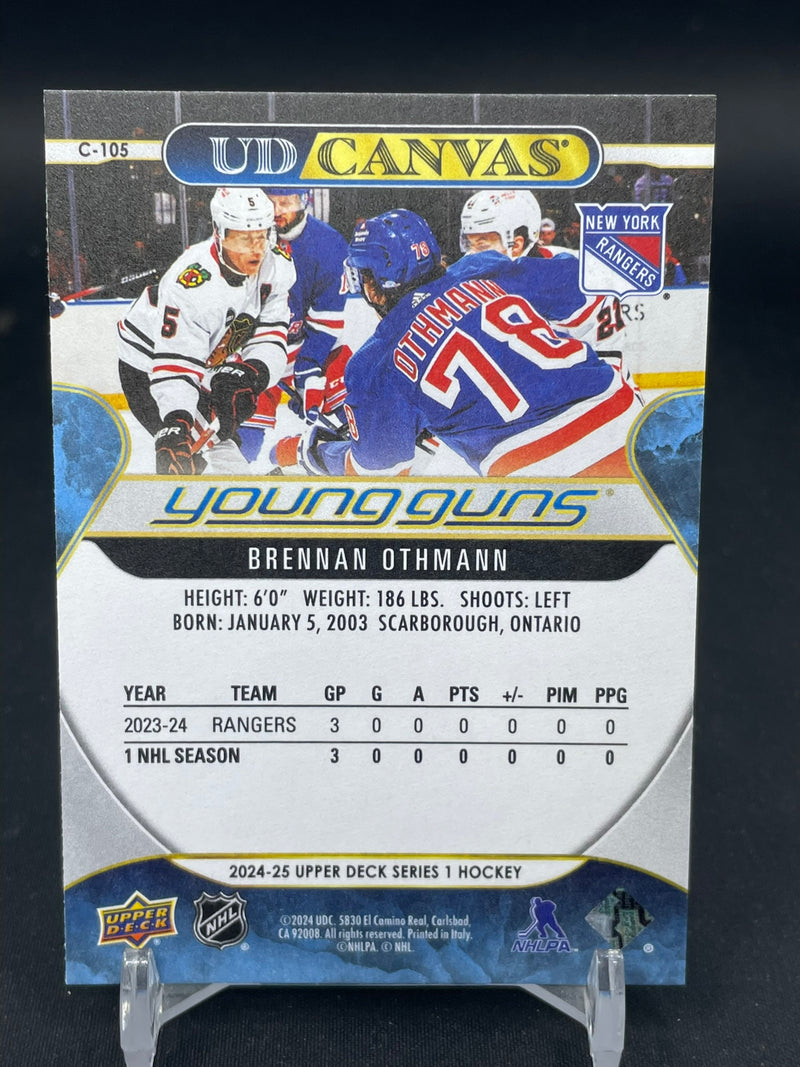 2024 UPPER DECK SERIES ONE - UD CANVAS - YOUNG GUNS - B. OTHMANN -