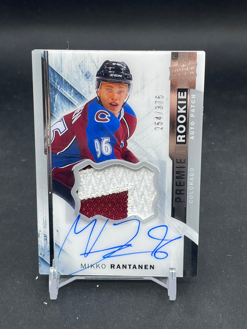 2015 UPPER DECK PREMIER - PREMIER ROOKIE - M. RANTANEN - #101 - #'D/375 - RELIC - AUTOGRAPH - RC