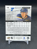 2014 UPPER DECK PREMIER - PREMIER ROOKIES - J. LEHTERA - #100 - #'D/299 - RELIC - AUTOGRAPH - RC