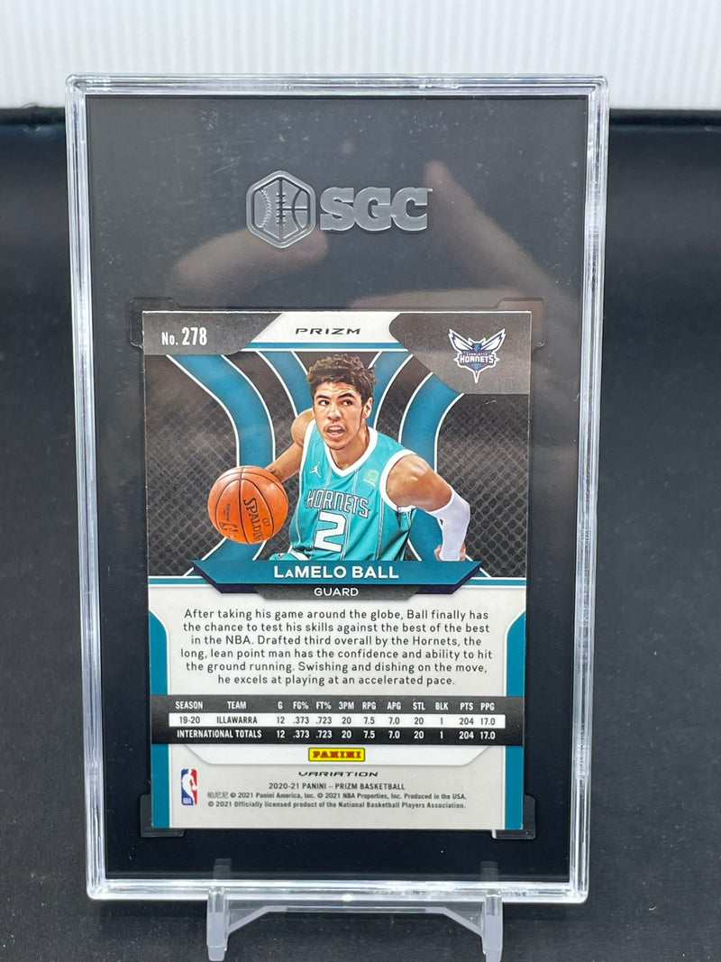 2020 PANINI PRIZM - FAST BREAK PRIZM VARIAITON - L. BALL -