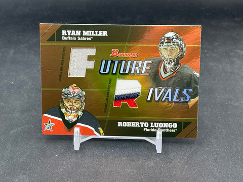 2003 TOPPS BOWMAN DRAFT PICKS & PROSPECTS - FUTURE RIVALS - R. MILLER / R. LUONGO - #FRP-ML - #'D/20 - DUAL RELIC