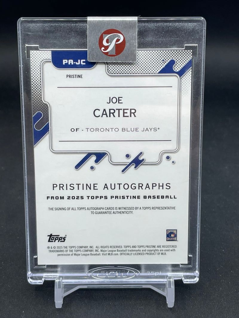 2025 TOPPS PRISTINE - J. CARTER - #PA-JC - #'D/10 - AUTOGRAPH