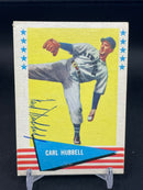 1961 FLEER - BASEBALL GREATS - C. HUBBELL -
