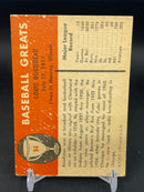 1961 FLEER - BASEBALL GREATS - L. BOUDREAU -