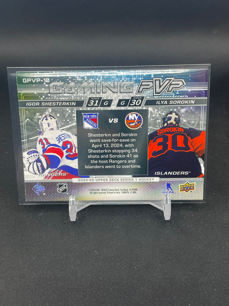 2024 UPPER DECK SERIES ONE - BLUE - GAMING PVP - I. SHESTERKIN / I. SOROKIN -