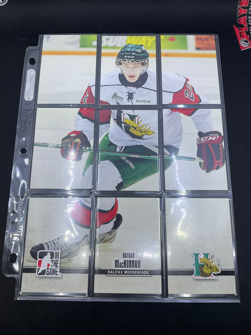 2012 IN THE GAME - 9 CARD PUZZLE SET - N. MACKINNON