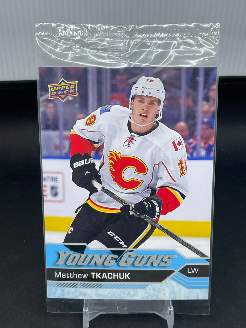 2016 UPPER DECK SERIES ONE - JUMBO - YOUNG GUNS - M. TKACHUK -