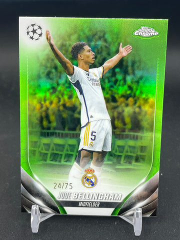 2023 TOPPS CHROME - GREEN REFRACTOR - J. BELLINGHAM - #112 - #'D/75