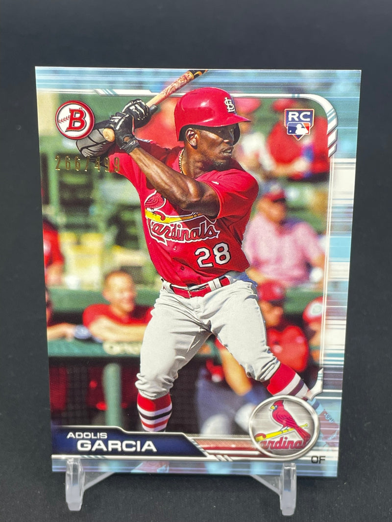 2019 TOPPS BOWMAN - SKY BLUE - A. GARCIA - #84 - #'D/499 - RC