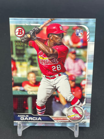 2019 TOPPS BOWMAN - SKY BLUE - A. GARCIA - #84 - #'D/499 - RC