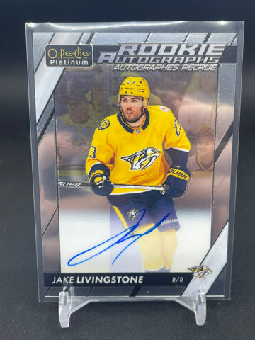 2023 UPPER DECK O-PEE-CHEE PLATINUM - ROOKIE AUTOGRAPH - J. LIVINGSTONE - #R-LI - AUTOGRAPH - RC