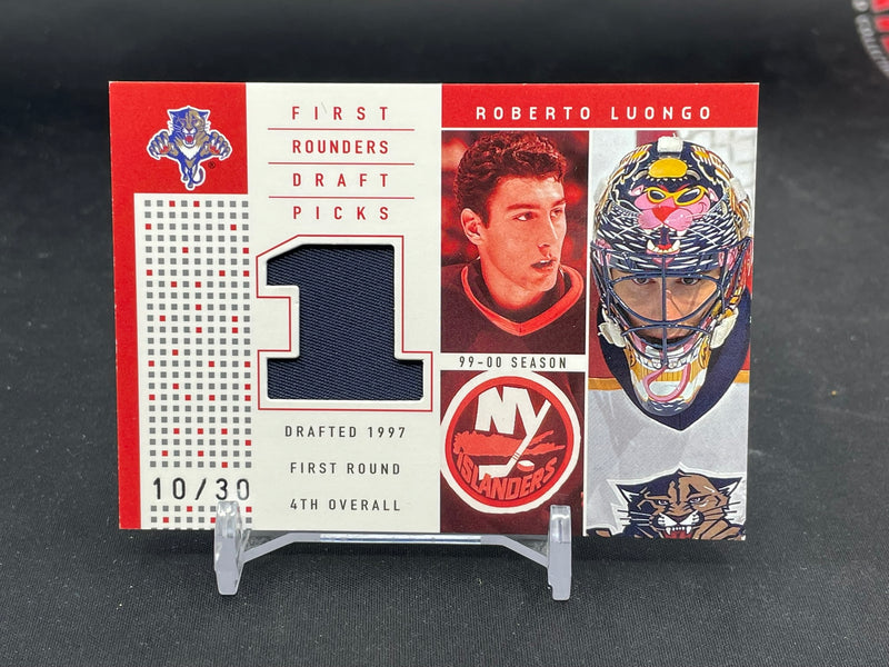 2002 UPPER DECK SP GAME USED - FIRST ROUNDERS DRAFT PICKS - R. LUONGO - #PC-RL - #'D/30 - RELIC