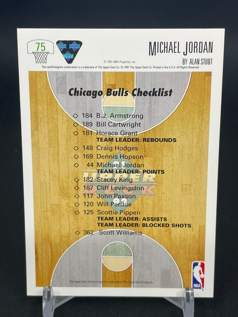 1991 UPPER DECK COLLECTOR'S CHOICE - M. JORDAN -