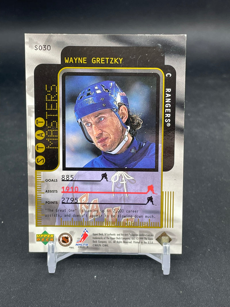 1998 UPPER DECK SP AUTHENTIC - STAT MASTERS - W. GRETZKY - #SO30 - #'D/2000