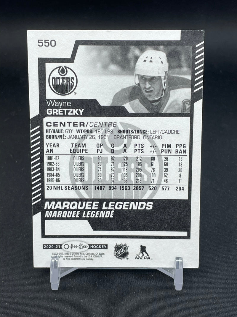 2020 UPPER DECK O-PEE-CHEE - MARQUEE LEGENDS - W. GRETZKY -
