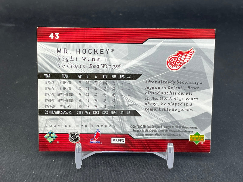 2007 UPPER DECK SPX - MR. HOCKEY -