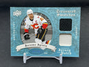 2008 UPPER DECK ARTIFACTS - TREASURED SWATCHES - J. IGINLA - #TSD-JI - #'D/10 - DUAL RELIC