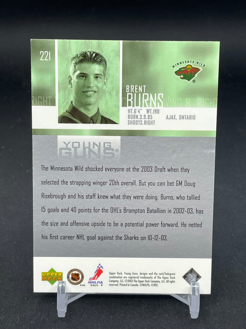 2003 UPPER DECK SERIES ONE - YOUNG GUNS - B. BURNS -