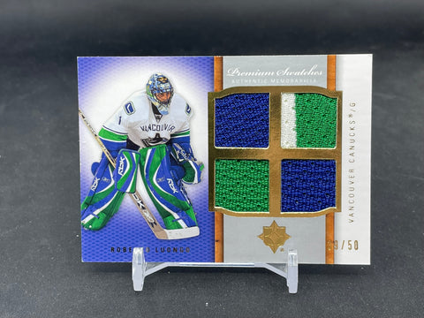 2007 UPPER DECK ULTIMATE - PREMIUM SWATCHES - R. LUONGO - #PS-RL - #'D/50 - QUAD RELIC