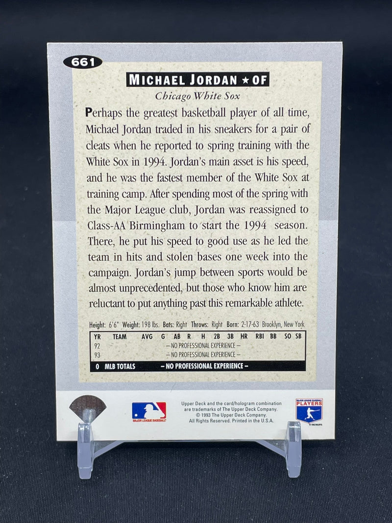 1993 UPPER DECK - ROOKIE CLASS - M. JORDAN -