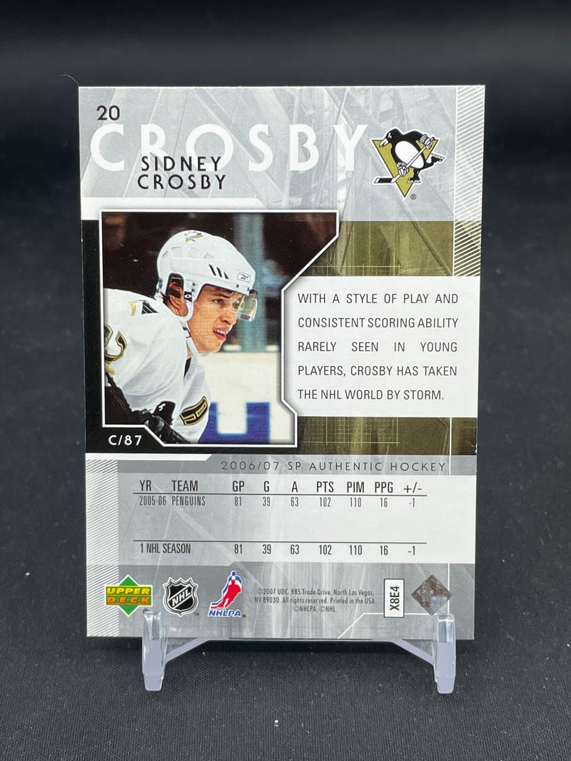 2006 UPPER DECK SP AUTHENTIC - S. CROSBY -