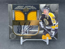 2009 UPPER DECK BLACK - R. BOURQUE - #LM-RB - #'D/50 - DUAL RELIC - AUTOGRAPH