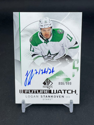 2024 UPPER DECK SP AUTHENTIC - FUTURE WATCH AUTO - L. STANKOVEN - #104 - #'D/999 - AUTOGRAPH - RC
