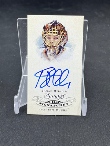 2008 UPPER DECK CHAMP'S - MINI SIGNATURES - J. HILLER - #CS-HI - AUTOGRAPH