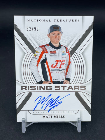 2024 PANINI NATIONAL TREASURES - RISING STARS - M. MILLS - #RS-MMS - #'D/99 - AUTOGRAPH