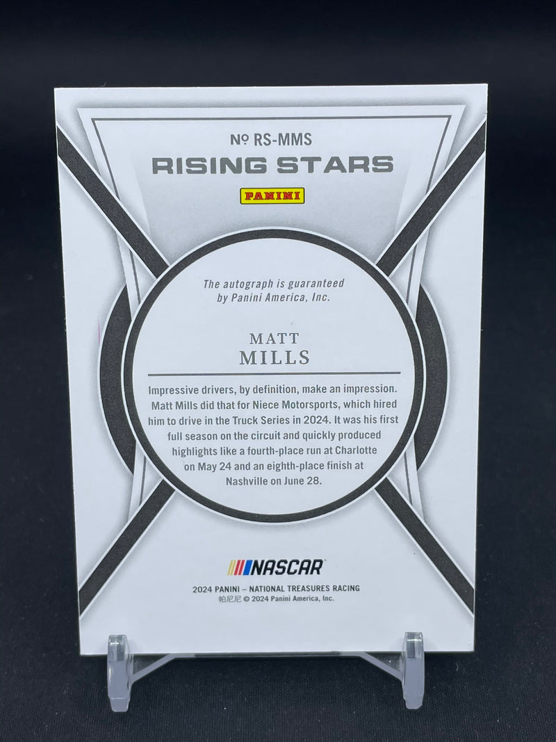 2024 PANINI NATIONAL TREASURES - RISING STARS - M. MILLS - #RS-MMS - #'D/99 - AUTOGRAPH