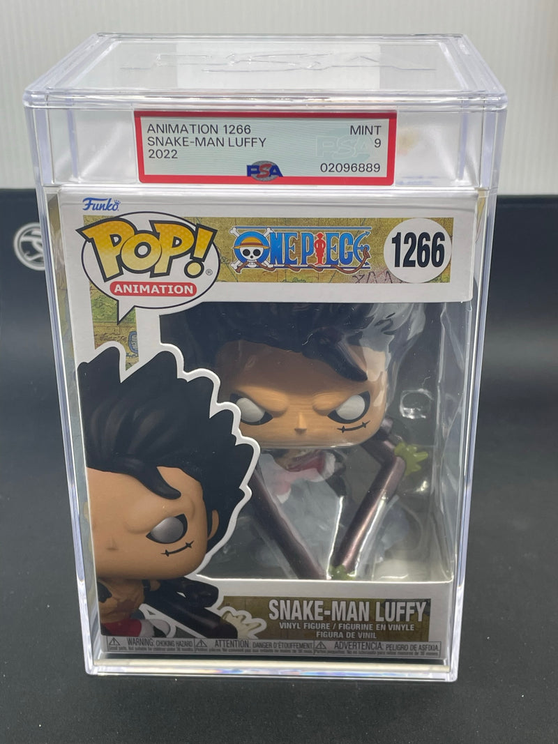 GRADED FUNKO - ANIMATION 1266 - SNAKE-MAN LUFFY - PSA 9