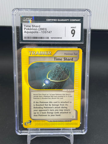 POKEMON - AQUAPOLIS - TIME SHARD - #135 - CGC 9
